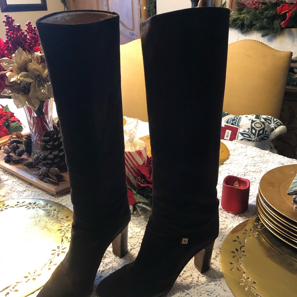 Nazzareno Gabrielli size 10 women’s heeled boots mocha brown color